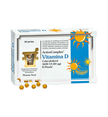 ACTIVECOMPLEX VITAMINA D 1600 UI 80 PERLAS