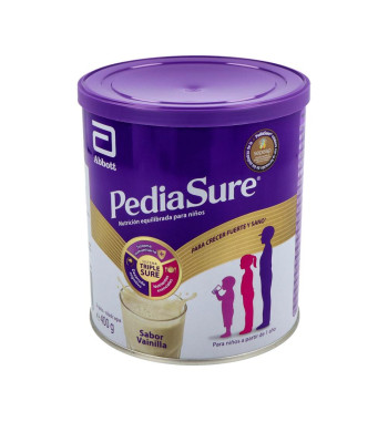 PEDIASURE POLVO 1 LATA 400 g SABOR VAINILLA