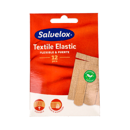 Salvelox Tiritas de Tela 12 und - Protección Flexible | Farmaenvia