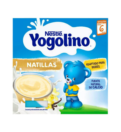YOGOLINO NATILLAS VAINILLA 4 X 100 GR