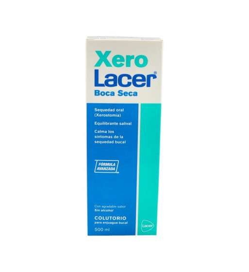 XEROLACER BOCA SECA COLUTORIO 1 ENVASE 500 ml SABOR MENTA