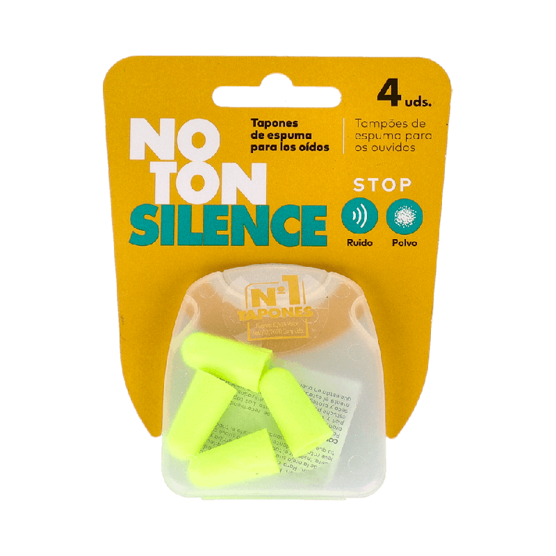 Noton Tapones Oídos Espuma PU 4 Uds. | Farmaenvia