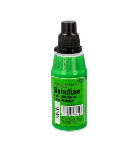 BETADINE BUCAL 100 mg/ml SOLUCION BUCAL 1 FRASCO 125 ml