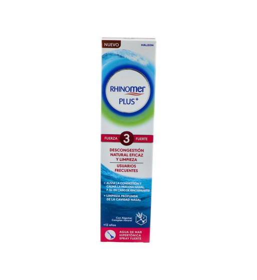 RHINOMER PLUS USUARIOS FRECUENTES FUERZA 3 FUERTE 1 SPRAY 125 ml