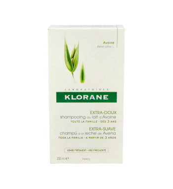 KLORANE CHAMPU A LA LECHE DE AVENA 1 ENVASE 200 ml