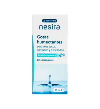 ACOFARMA NESIRA GOTAS HUMECTANTES AH SIN CONSERVANTES 1 ENVASE 10 ML