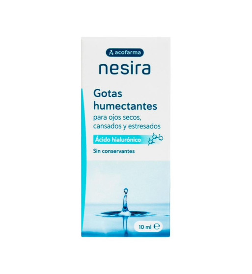 ACOFARMA NESIRA GOTAS HUMECTANTES AH SIN CONSERVANTES 1 ENVASE 10 ML