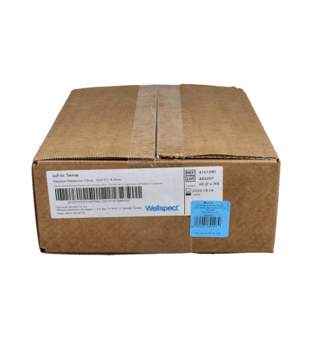 SONDA VESICAL BAJA FRICCION LOFRIC SENSE NELATON CH-12 15 CM MUJER 60 UNIDADES