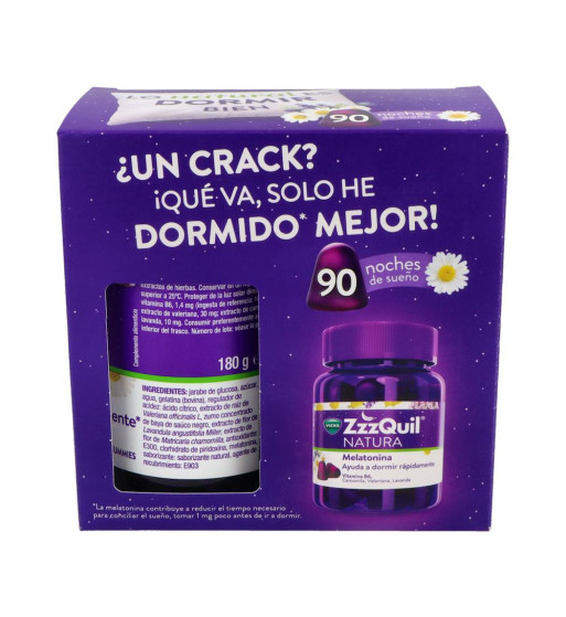 ZZZQUIL SUEÑO 90 GUMMIES SABOR FRUTOS DEL BOSQUE PACK