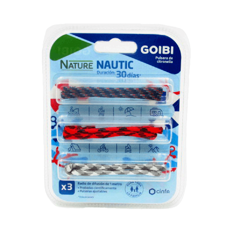 Nature Nautic Pulsera Citronela | Protección Antimosquitos | Farmaenvia