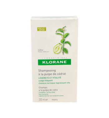 KLORANE CHAMPU A LA PULPA DE CIDRA 1 ENVASE 200 ml
