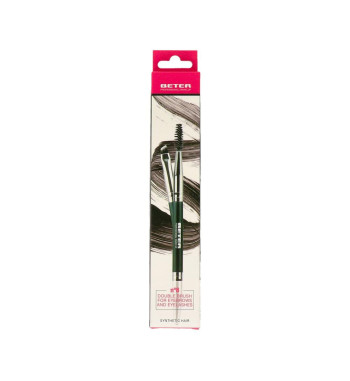 PINCEL DOBLE CEJAS Y PESTAÑAS PELO SINTETICO BETER 1 UNIDAD