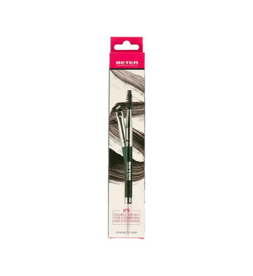 PINCEL DOBLE CEJAS Y PESTAÑAS PELO SINTETICO BETER 1 UNIDAD