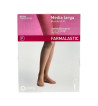 MEDIA LARGA A-F COMPRESION FUERTE FARMALASTIC TALLA REINA PLUS BANDA SILICONA