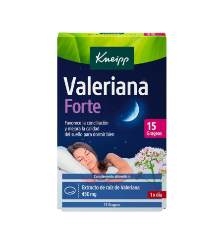 KNEIPP VALERIANA FORTE 15 GRAGEAS