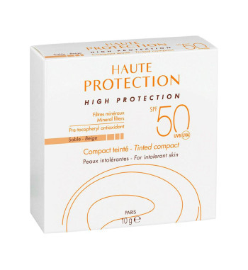 AVENE SPF 50 COMPACTO ALTA PROTECCION 1 ENVASE 10 g COLOR SABLE/ARENA