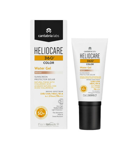 HELIOCARE 360 COLOR WATER GEL PROTECTOR SOLAR SPF 50 1 ENVASE 50 ml COLOR BEIGE
