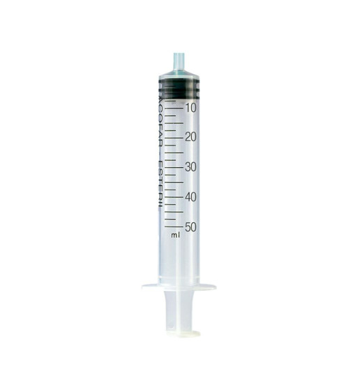 JERINGA SIN AGUJA 3 PIEZAS ESTERIL ACOFAR 1 UNIDAD 50 ml