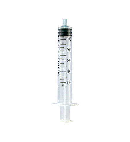JERINGA SIN AGUJA 3 PIEZAS ESTERIL ACOFAR 1 UNIDAD 50 ml