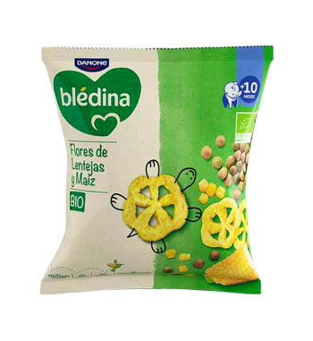 BLEDINA BIO SNACK FLORES DE LENTEJAS Y MAIZ 1 ENVASE 20 g
