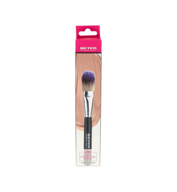 BROCHA ESPECIAL MAQUILLAJE FLUIDO PELO SINTETICO BETER 1 UNIDAD