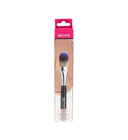 BROCHA ESPECIAL MAQUILLAJE FLUIDO PELO SINTETICO BETER 1 UNIDAD