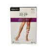 MEDIA CORTA A-D COMPRESION NORMAL FARMALASTIC PUNTA ABIERTA 2 UNIDADES TALLA GRANDE COLOR CAMEL