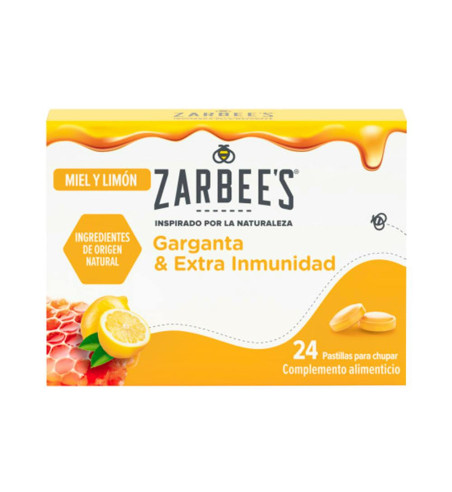 ZARBEES GARGNT INMU MIEL LIMON