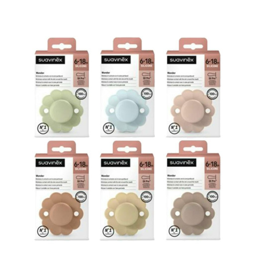 CHUPETE SILICONA FISIOLOGICO SUAVINEX WONDER SX PRO SOFT 6 - 18 MESES 1 UNIDAD