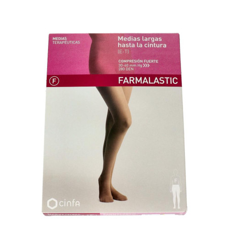 MEDIAS E.T. CINTURA COMPRESION FUERTE FARMALASTIC TALLA PEQUEÑA