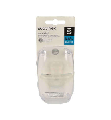 CHUPETE SILICONA SUAVINEX TODOSILICONA 6 - 18 MESES 1 UNIDAD