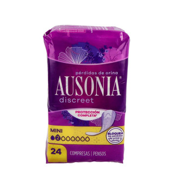 Ausonia Discreet Mini 20 Ud. | Compresas Incontinencia | Farmaenvia