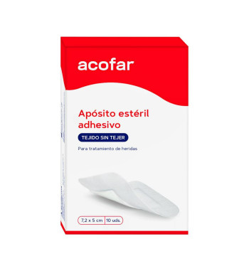 Acofar Apósito Estéril Adhesivo 7,2x5cm | Farmaenvia
