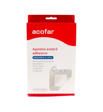Apósito Adhesivo Acofar Resistente Agua 10 Uds | Farmaenvia