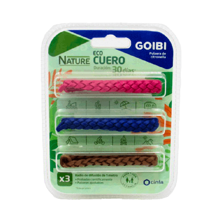Nature Cuero Pulsera Citronella | Antimosquitos Farmaenvia