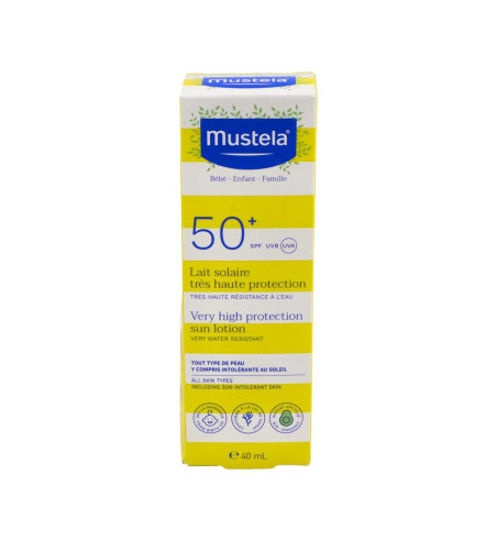 MUSTELA LECHE SOLAR MUY ALTA PROTECCION SPF 50 1 ENVASE 40 ml