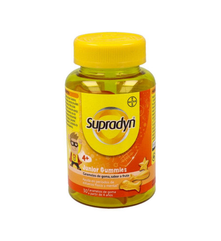 SUPRADYN JUNIOR GUMMIES 30 CARAMELOS DE GOMA SABOR FRUTA
