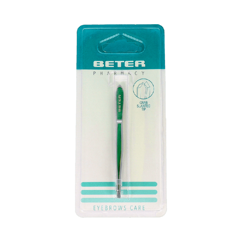 Beter Pinzas Depilar Punta Cangrejo Cromada 9.3 cm | Farmaenvia