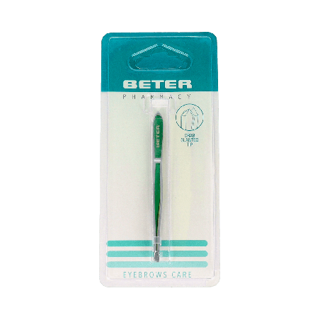 Beter Pinzas Depilar Punta Cangrejo Cromada 9.3 cm | Farmaenvia
