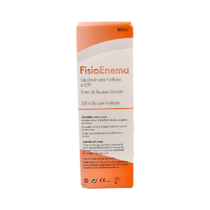FISIOENEMA 250ml - Alivio Estreñimiento Rápido | Farmaenvia