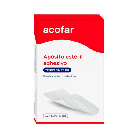 Acofar Apósito Estéril Adhesivo 7,2x5cm | Farmaenvia