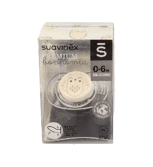 Suavinex Chupete Silicona Evolutivo -6M | Farmaenvia