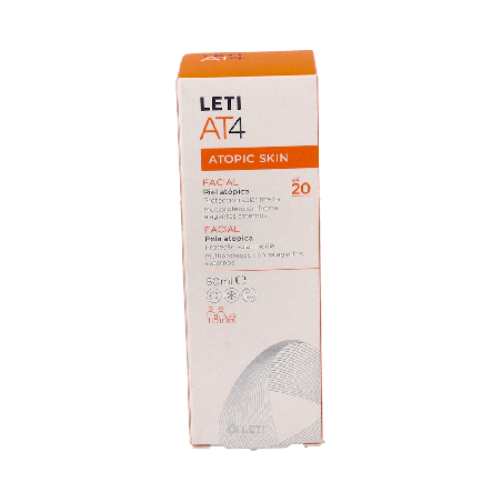 Leti AT4 Facial SPF 20 Piel Atópica 50ml | Farmaenvia