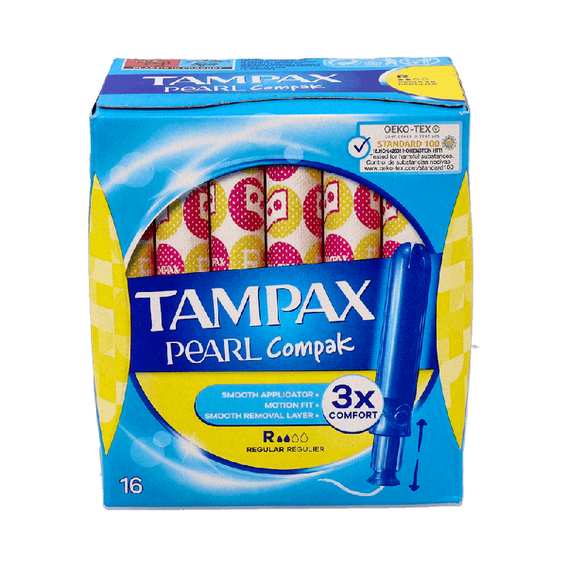Tampax Compak Pearl Regular 18 Unidades | Farmaenvia