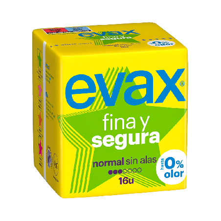 Evax Fina y Segura Normal - Compresas con alas | Farmaenvia