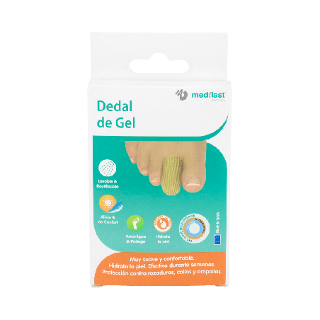 Dedal Medilast Forrado De Gel Talla L | Farmaenvia