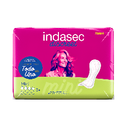 Indasec Mini 20 Unidades - Compresas Incontinencia | Farmaenvia