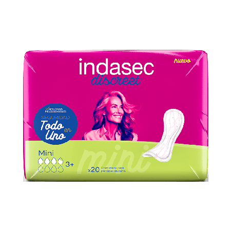 Indasec Mini 20 Unidades - Compresas Incontinencia | Farmaenvia