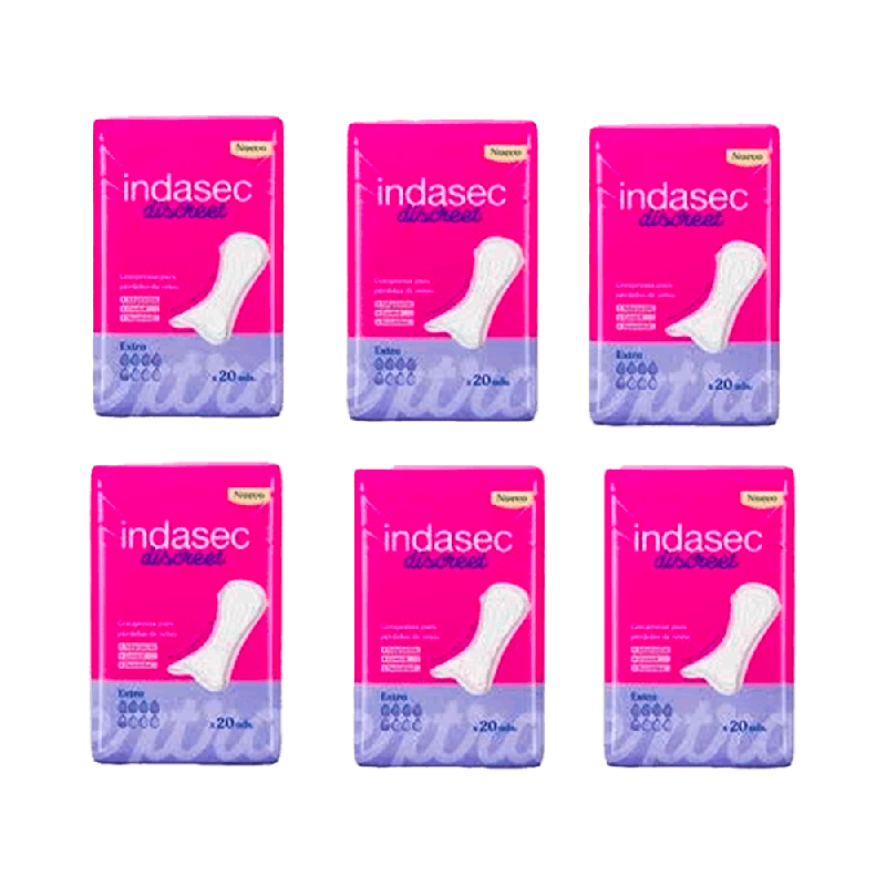 Indasec Discreet Extra B20 Compresas Pérdidas Leves | Farmaenvia