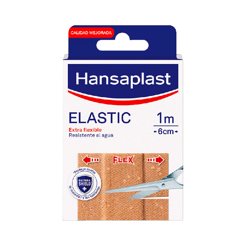 Hansaplast Elastic Apósito Adhesivo Tira 1 M x 6 CM | Farmaenvia